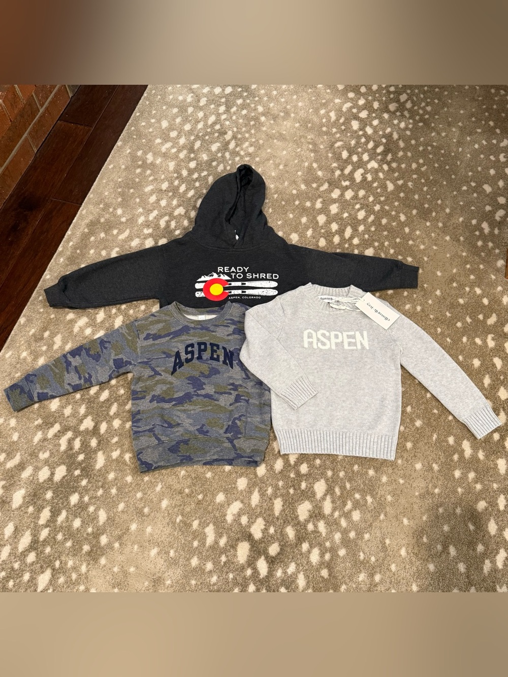 Bundle (3) Aspen Kids Pullover Sweater - Size 4